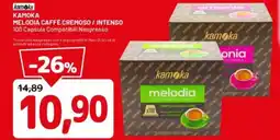 DPiù Kamoka melodia caffè cremoso / intenso offerta