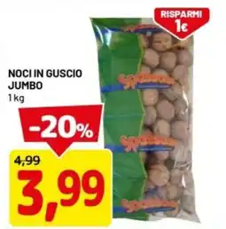 DPiù Noci in guscio jumbo offerta