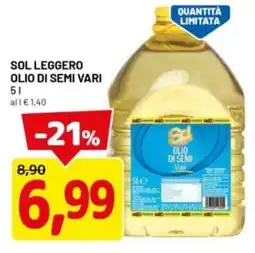 DPiù Sol leggero olio di semi vari offerta