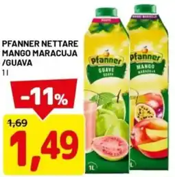 DPiù Pfanner nettare mango maracuja /guava offerta