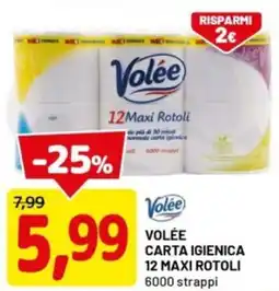 DPiù Volée carta igienica offerta