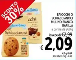 Spazio Conad Baiocchi o schiaccianoci mulino bianco BARILLA offerta