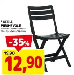 DPiù Sedia pieghevole offerta