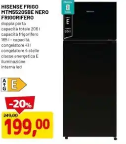 DPiù HISENSE FRIGO MTM55205BE NERO FRIGORIFERO offerta