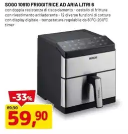 DPiù Sogo 10910 friggitrice ad aria offerta