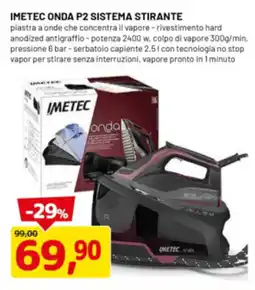 DPiù Imetec onda P2 sistema stirante offerta