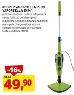 DPiù Kooper vaporbella plus vaporbella 10 in 1 offerta