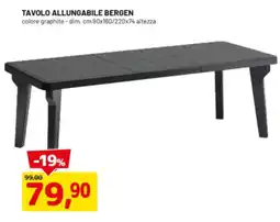 DPiù Tavolo allungabile bergen offerta
