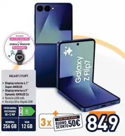 Unieuro SAMSUNG GALAXY Z FLIP7 offerta