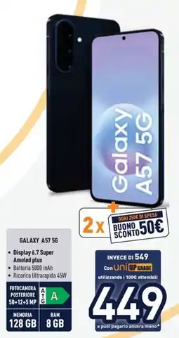 Unieuro SAMSUNG Galaxy A57 5G offerta