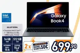 Unieuro SAMSUNG GALAXY BOOK4 offerta