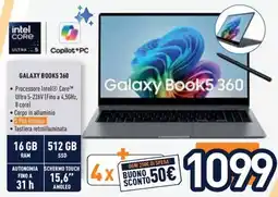 Unieuro SAMSUNG GALAXY BOOK5 360 offerta