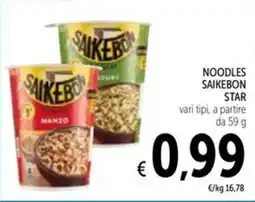 Spazio Conad Noodles saikebon STAR offerta