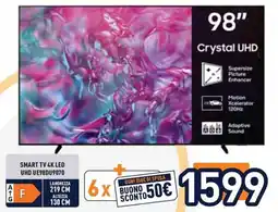 Unieuro SMART TV 4K LED UHD UE98DU9070 offerta