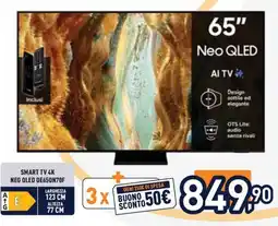 Unieuro SMART TV 4K NEO QLED QE65QN7OF offerta