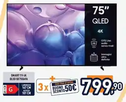 Unieuro SMART TV 4K QLED QE7506FA offerta