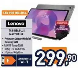 Unieuro Lenovo TAB IDEA PLUS (ZAG70201SE) offerta