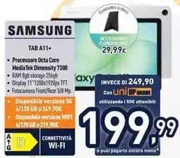 Unieuro SAMSUNG TAB A11+ offerta