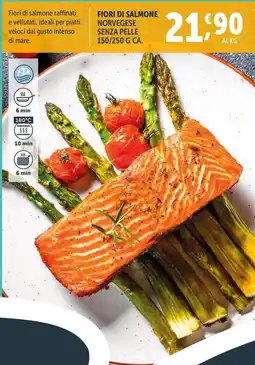 Deco Supermercati Fiori di salmone norvegese senza pelle offerta