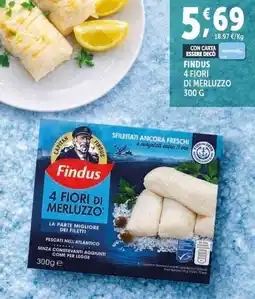 Deco Supermercati Findus 4 fiori di merluzzo offerta