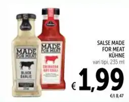 Spazio Conad Salse made for meat KÜHNE offerta