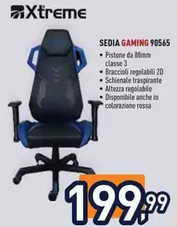 Unieuro Xtreme sedia gaming 90565 offerta