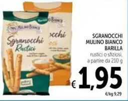 Spazio Conad Sgranocchi mulino bianco BARILLA offerta