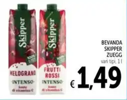 Spazio Conad Bevanda skipper ZUEGG offerta