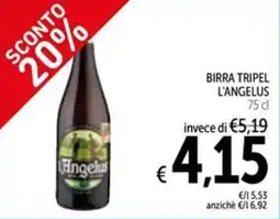 Spazio Conad Birra tripel L'ANGELUS offerta