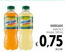 Spazio Conad ENERGADE arancia o limone offerta