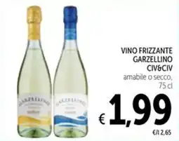 Spazio Conad Vino frizzante garzellino CIV&CIV offerta