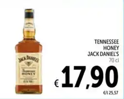 Spazio Conad Tennessee honey JACK DANIEL'S offerta