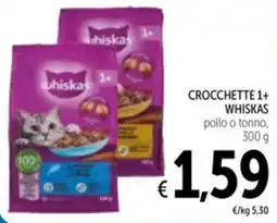 Spazio Conad Crocchette 1+ WHISKAS offerta