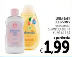 Spazio Conad Linea baby JOHNSON'S Shampoo offerta
