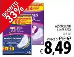 Spazio Conad Assorbenti LINES SETA offerta