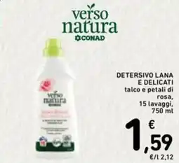 Spazio Conad Verso natura conad detersivo lana e delicati offerta