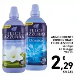 Spazio Conad Ammorbidente concentrato felce ammorbidente concentrato FELCE AZZURRA offerta