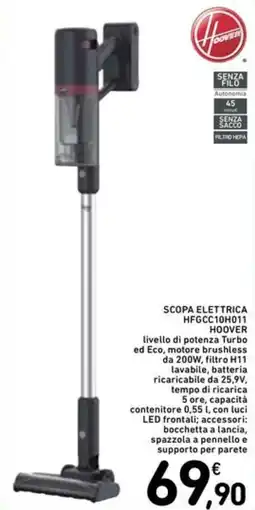 Spazio Conad SCOPA ELETTRICA HFGCC10H011 HOOVER offerta