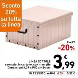 Spazio Conad Linea scatole offerta