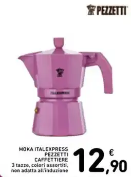 Spazio Conad Moka italexpress PEZZETTI CAFFETTIERE offerta