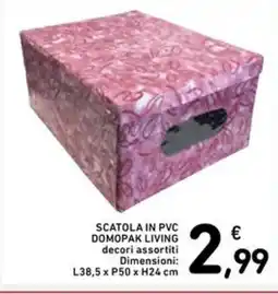 Spazio Conad Scatola in PVC DOMOPAK LIVING offerta