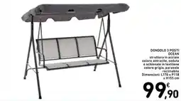 Spazio Conad Dondolo 3 posti ocean offerta