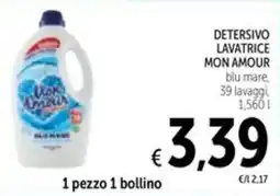 Spazio Conad Detersivo lavatrice MON AMOUR offerta