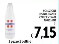 Spazio Conad Soluzione disinfettante concentrata AMUCHINA offerta