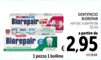 Spazio Conad Dentifricio BIOREPAIR offerta