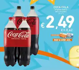 Spazio Conad COCA COLA original taste o zero zuccheri offerta