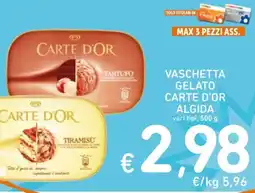 Spazio Conad Vaschetta gelato carte d'or ALGIDA offerta