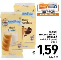 Spazio Conad Flauti mulino bianco BARILLA offerta