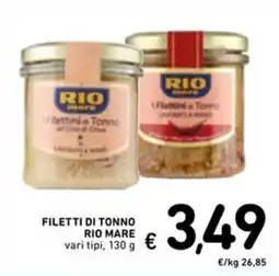 Spazio Conad Filetti di tonno RIO MARE offerta