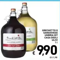 Spazio Conad Grechetto o sangiovese umbria IGT CASA DEGLI ULIVI offerta